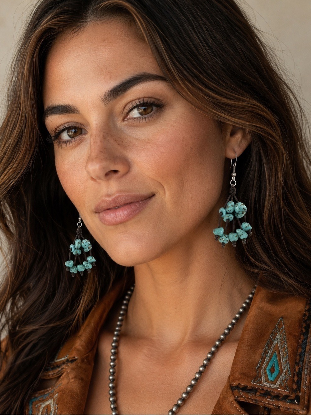 Premier Designs Turquoise Ocean Breeze Dangle Earrings New